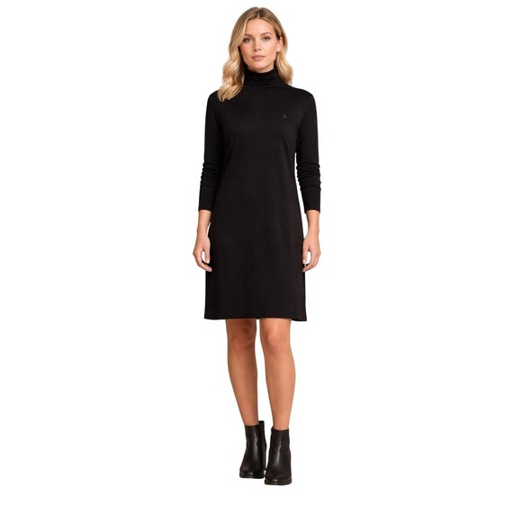 Ralph Lauren Dresses & Skirts - Ralph Lauren Sport Turtleneck Shirt Dress Small‎ Long Sleeve Preppy Minimalist